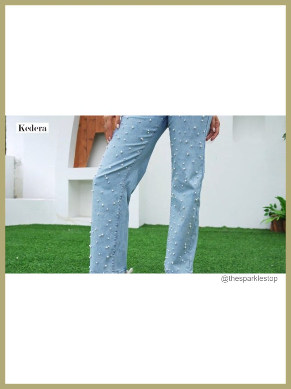 High Waisted Baggy Wide Straight Leg Jeans - Picture 6 of 6